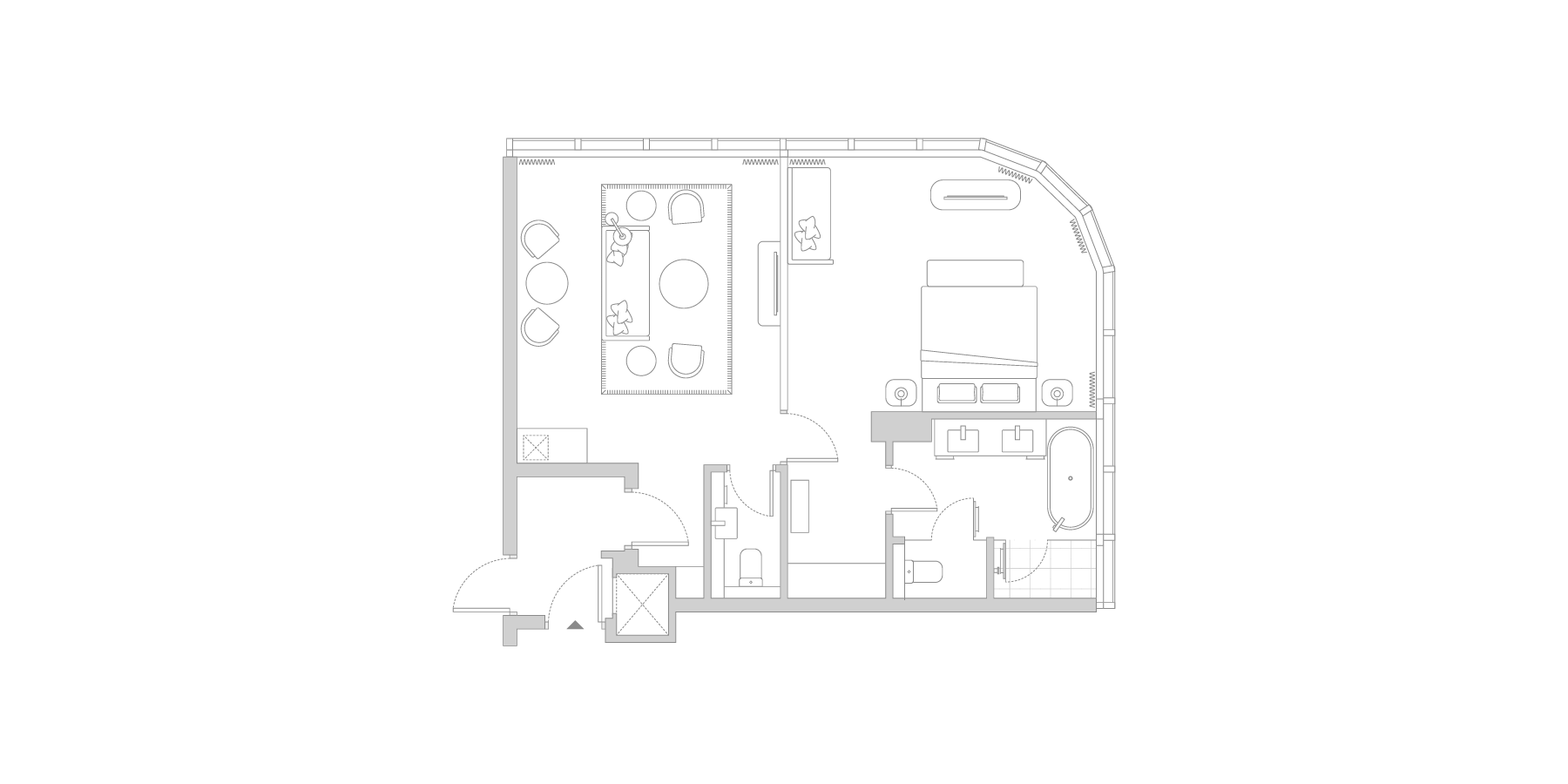 One Bedroom Lanson Suite